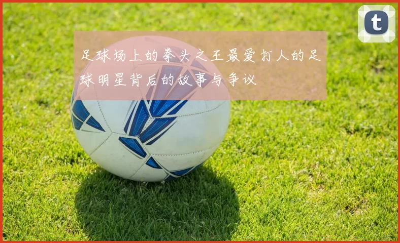 足球场上的拳头之王最爱打人的足球明星背后的故事与争议